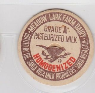 Meadow Lark Farm Dairy Milk Cap - Santa Rosa,  California