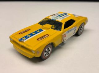 HOT WHEELS REDLINE 1969 Don Prudhomme The Snake Coca - Cola Yellow Black Interior 2