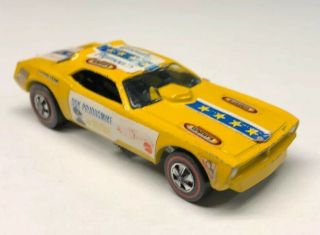 HOT WHEELS REDLINE 1969 Don Prudhomme The Snake Coca - Cola Yellow Black Interior 4
