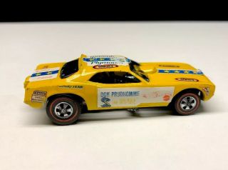 HOT WHEELS REDLINE 1969 Don Prudhomme The Snake Coca - Cola Yellow Black Interior 5