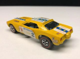 HOT WHEELS REDLINE 1969 Don Prudhomme The Snake Coca - Cola Yellow Black Interior 8