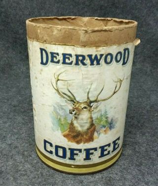 Deerwood 1 Lb Cardboard Coffee Copps Coffee Company Stevens Point Wisconsin