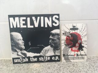 Melvins Smash The State E.  P 7 " Amrep Haze Xxl Scale 109 King Buzzo Noise Hof