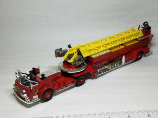 Vintage 1/50 Corgi Aerial Rescue Tractor American Lafrance Fire Truck