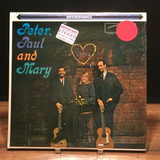 Peter,  Paul and Mary (s/t) 1962 Warner Vitaphonic Stereo WS1449 w/shrink NM - /NM - 2