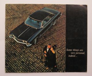 1963 Buick Riviera Brochure Vintage