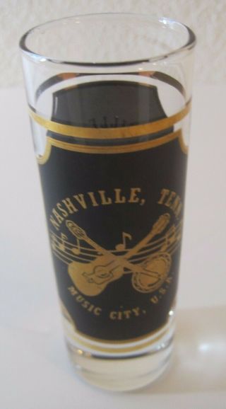 Nashville Tennessee Music City,  Usa - Dbl.  Shot Glass