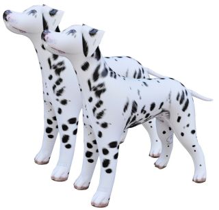 2 Jet Creations Inflatable Dalmatian Dog Stuffed Animals Gift Toy Party Decor