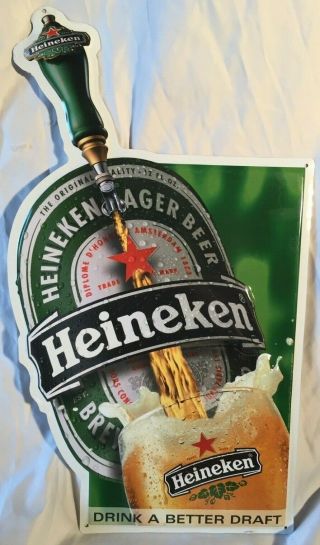 Heineken Beer Metal/tin Sign - Colors