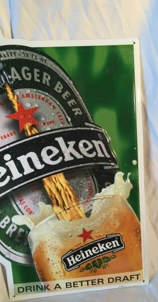 Heineken Beer Metal/Tin Sign - Colors 3