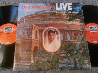 Lata Mangeshkar - Live At The Royal Albert Hall London 2x Lp / Hmv Emi