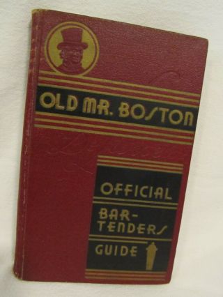 Vintage 1935 Old Mr.  Boston Bartender 