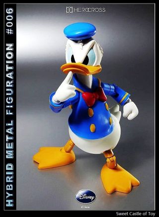 86hero Herocross 5.  5 Inches Hybrid Metal Disney Donald Duck Figuration Hmf 006