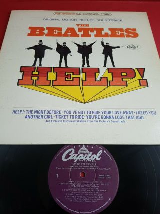 The Beatles Help Vinyl Gatefold Lp Capitol Ost,  Instrumental Music From Film