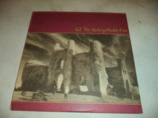 U2 " The Unforgettable Fire " / Near Vinyl Lp /1984