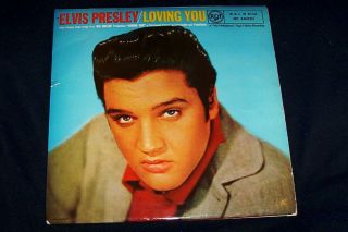 Elvis Presley Lp Loving You 1957 10 " Album 1st Press