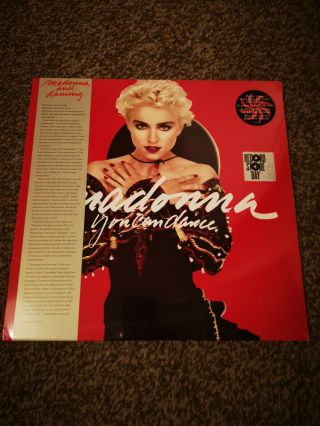 Madonna You Can Dance Red Vinyl Lp,  Poster Ltd Edition Rsd 2018 &