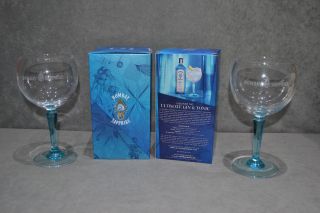 Bombay Sapphire Balloon Large Glass Advertising Gin Bowl Goblet 2