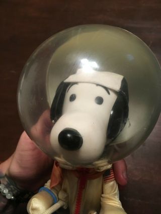 Vintage Peanuts Snoopy Dog Astronaut 1969 Doll Toy