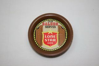 Vtg 1981 Lone Star Brewing Company San Antonio,  Texas 10 Metal Bear Coasters