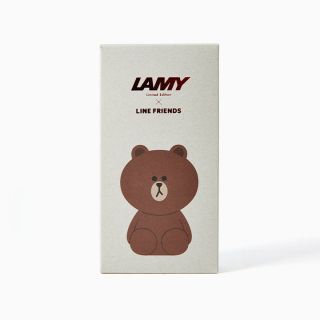 Korea LINE Friends LAMY Brown in the Red Fountain Pen Limited Edition Gift 2
