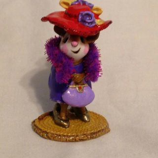 Wee Forest Folk M - 292 Just Like Mommy - Red Hat Society