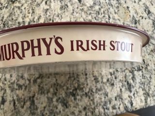 Rare Murphy Irish Stout Beer Tray Lady’s Well Brewery Brewed In Cork,  Ireland 4