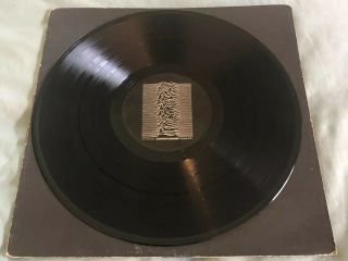 JOY DIVISION Unknown Pleasures Vintage 1980 Vinyl LP Record Factus 1 8