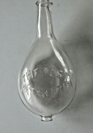 Best Feeding Bottle Molded Glass Baby Milk Bottle Pat.  1891 4