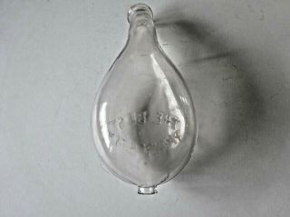 Best Feeding Bottle Molded Glass Baby Milk Bottle Pat.  1891 5