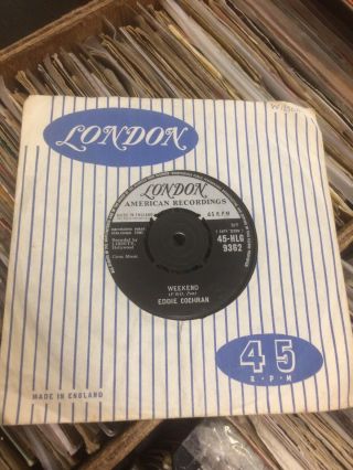 Eddie Cochran: " Weekend ".  1961 London,  Cover.  Uk 15 Hit.  Buy It Now For £5.