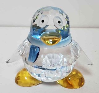 Crystal Penguin Glass Figurine
