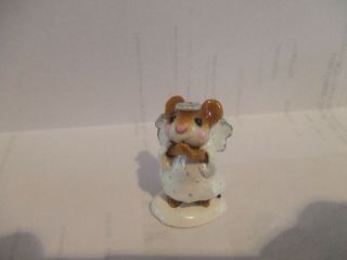 Wee Forest Folk 1996 A.  P.  Christmas Ice Angel Pre Owned