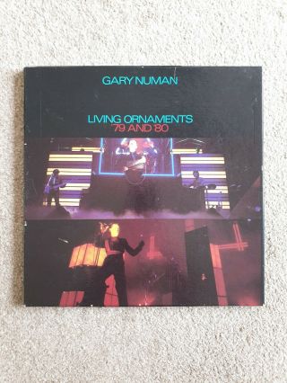 Gary Numan - Living Ornaments 79 And 80 Box Set (vinyl) Inc Tour & Merch.  Sheets