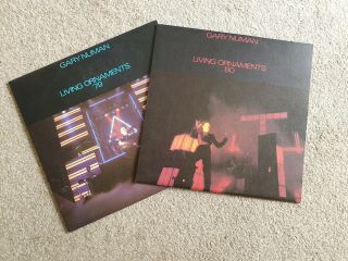 Gary Numan - Living Ornaments 79 and 80 Box Set (Vinyl) inc Tour & Merch.  sheets 2