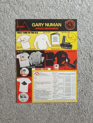 Gary Numan - Living Ornaments 79 and 80 Box Set (Vinyl) inc Tour & Merch.  sheets 8