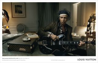 Louis Vuitton Ad Keith Richards By Annie Leibovitz Poster Advertising