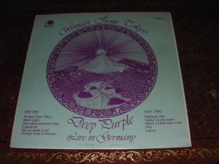 Deep Purple - Woman From Tokyo - Rare Orig Pigs Eye Live Lp No Takrl Tmoq Tmq