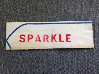 Vintage Sparkle Market Supermarket Akron Ohio Employee Advertising Paper Hat Cap