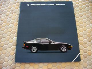 Porsche Official 944 Prestige Sales Brochure 1985.  5 Usa Edition