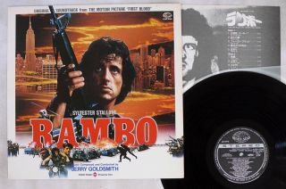 Ost (jerry Goldsmith) Rambo First Blood Seven Seas K28p - 4098 Japan Vinyl Lp