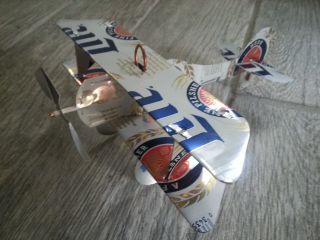 Miller Lite Can Plane Airplane Made From Real Cans