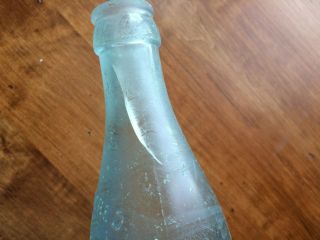 antique Straight Sided COCA - COLA Bottling Battle Creek Michigan bottle Coke 4