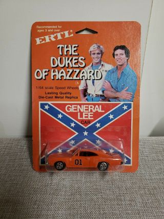 Ertl 1/64 Scale The Dukes Of Hazzard General Lee Car 1581 ©1981 Never Opened