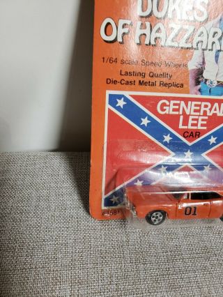 ERTL 1/64 SCALE THE DUKES OF HAZZARD GENERAL LEE CAR 1581 ©1981 Never Opened 4