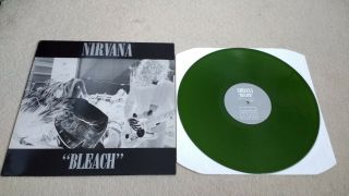 Nirvana - Bleach Lp Army Green Sub Pop Tupelo Tuplp6 Mudhoney Soundgarden