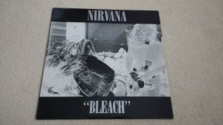 Nirvana - Bleach LP Army Green Sub Pop Tupelo TUPLP6 Mudhoney Soundgarden 4