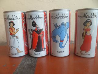 Venezuela Coca Cola 4cans 1990s Editon Special Aladdin