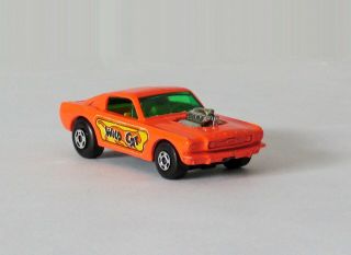 Vintage Lesney Matchbox Superfast 8 Ford Mustang Wildcat Dragster 1970