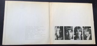 THE BEATLES WHITE ALBUM 1968 MONO PMC 7067 NUMBERED 0132602 PHOTOS AND POSTER VG 3